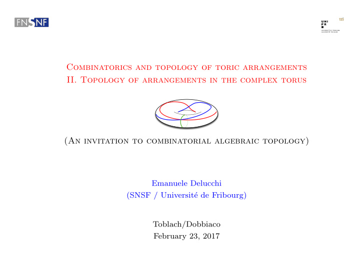 combinatorics and topology of toric arrangements ii