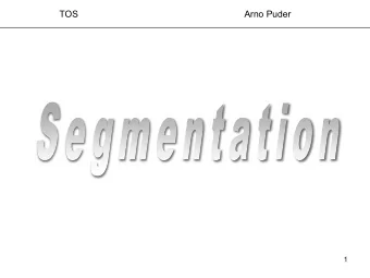 TOS  Arno Puder  1  Objective   Explain the x86 segmentation model   Explain how a virtual