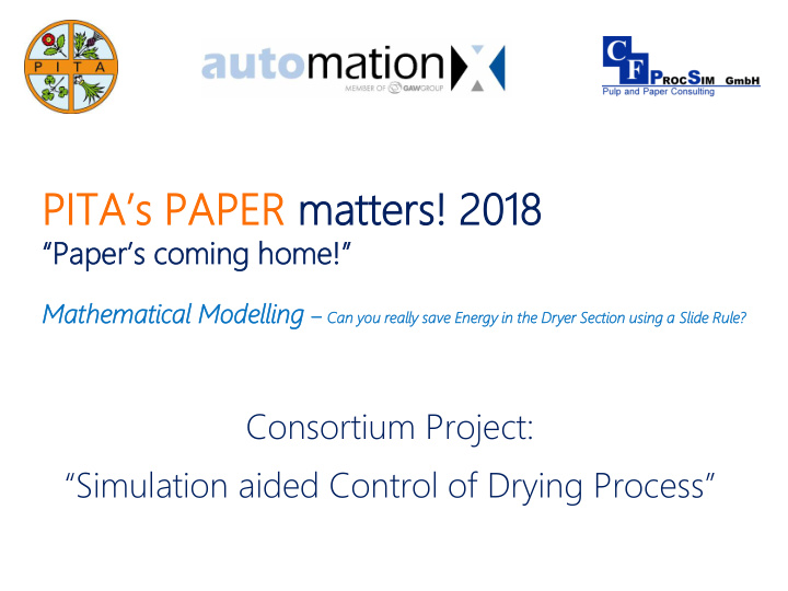 pita s paper matters tters 2018 18