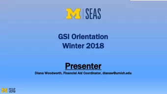 Pre  Prese  sente  nter  Di  Diana Wo  Wood  odwo  worth, Fi  Financ  ancial Aid  d Coordinato