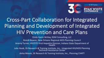 Cr  Cross  oss-Pa  Part  t  Collaboration  n  for  r  Integrated  d  Plan  Plannin  ing an  g and D