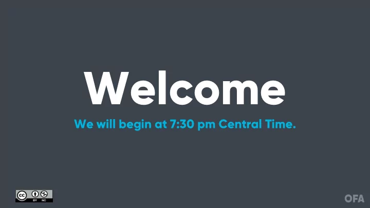 welcome