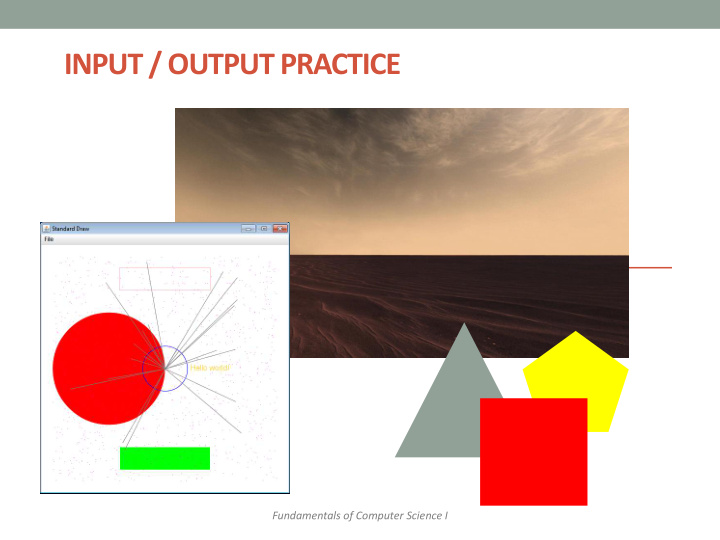 input output practice