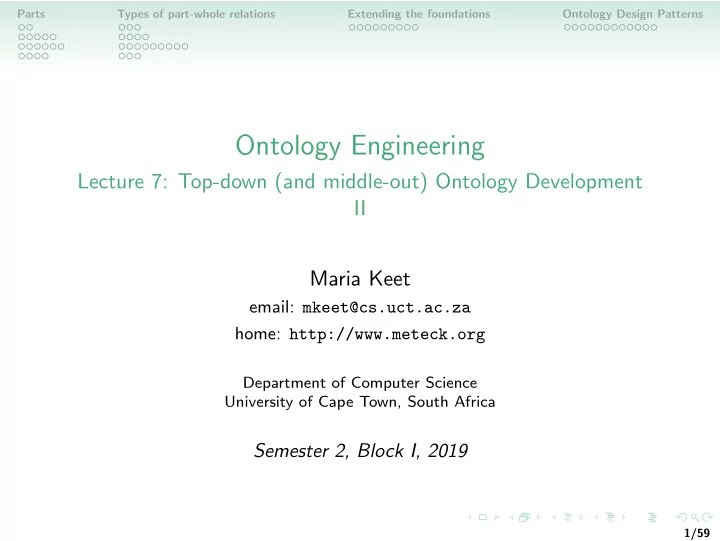 ontology engineering