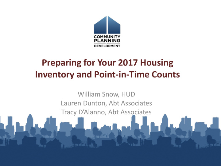 preparing for your 2017 housing inventory and point in