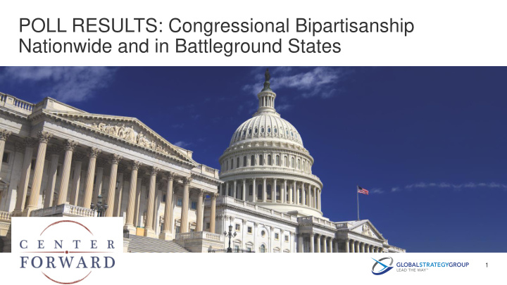 poll results congressional bipartisanship nationwide and