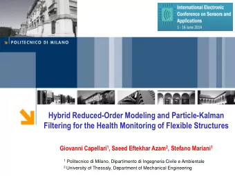 Hybrid Reduced-Order Modeling and Particle-Kalman  Filtering for the Health Monitoring of Flexible