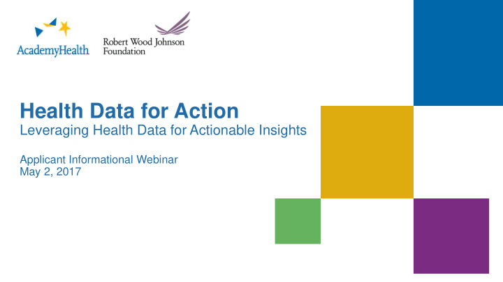 health data for action