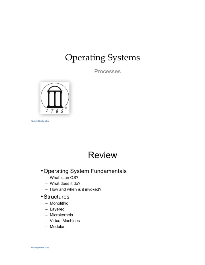 operating systems