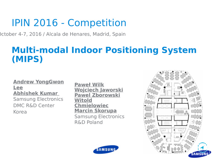 ipin 2016 competition