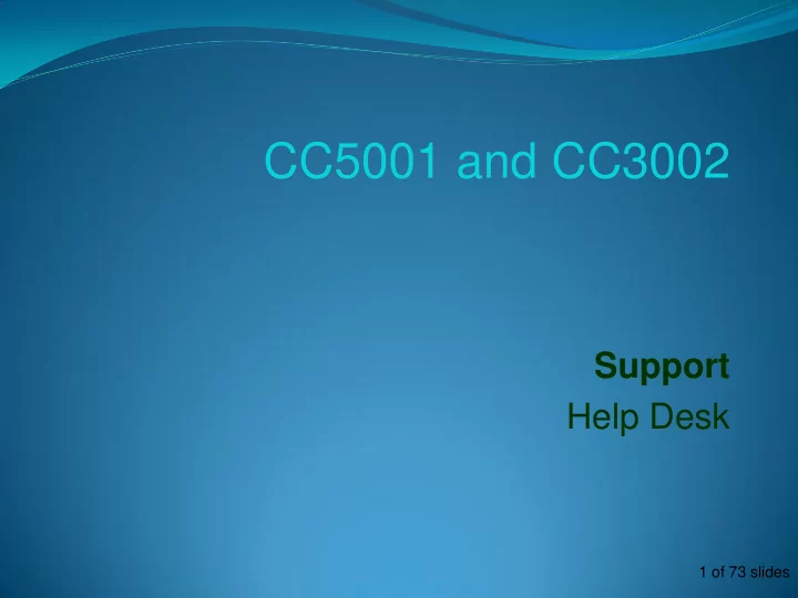 cc5001 and cc3002