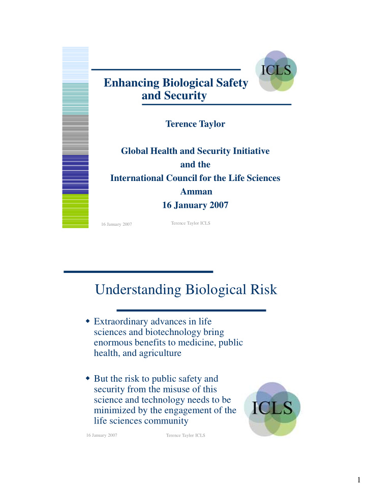 understanding biological risk