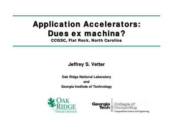 Application Accelerators:  Application Accelerators:  Application Accelerators:  Application