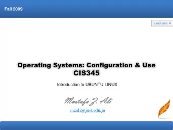 Mostafa  afa Z. Ali  mzali@just.edu.jo  1-1  Root Privileges  Most Linux systems include an