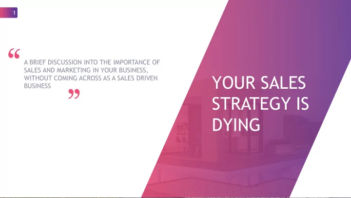 strategy is