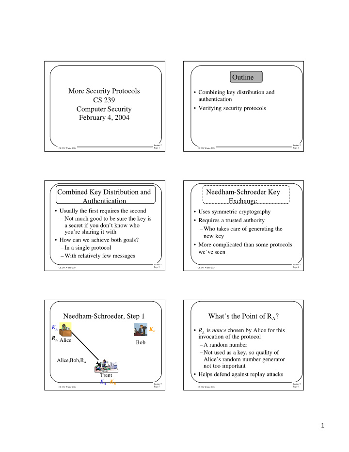 outline more security protocols