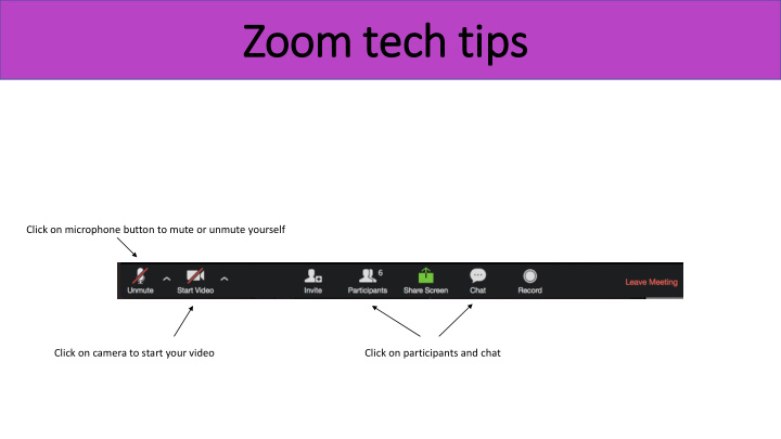 zoom tech tips