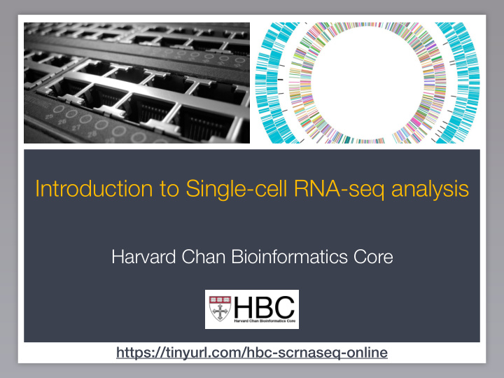 introduction to single cell rna seq analysis