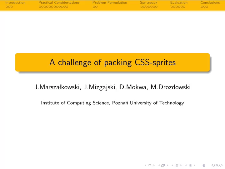 a challenge of packing css sprites