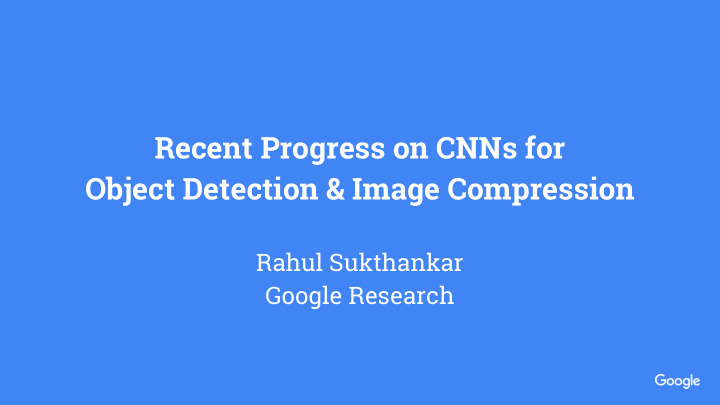 recent progress on cnns for object detection image