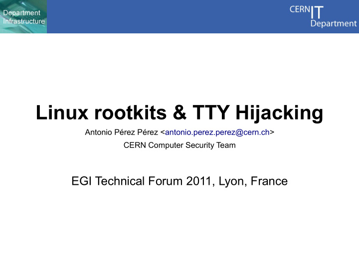 linux rootkits tty hijacking