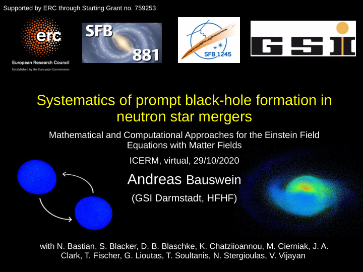 systematics of prompt black hole formation in neutron
