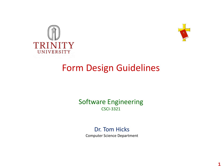 form design guidelines