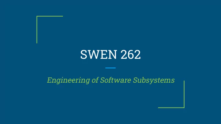 swen 262