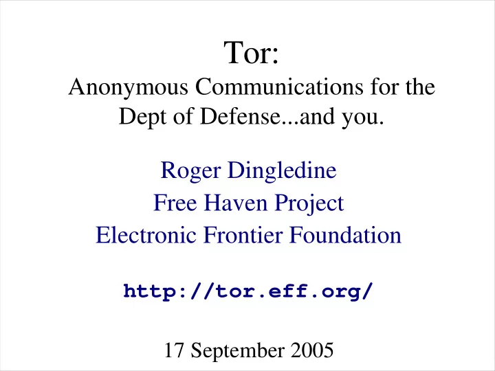 tor