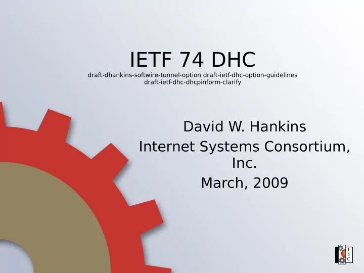 ietf 74 dhc