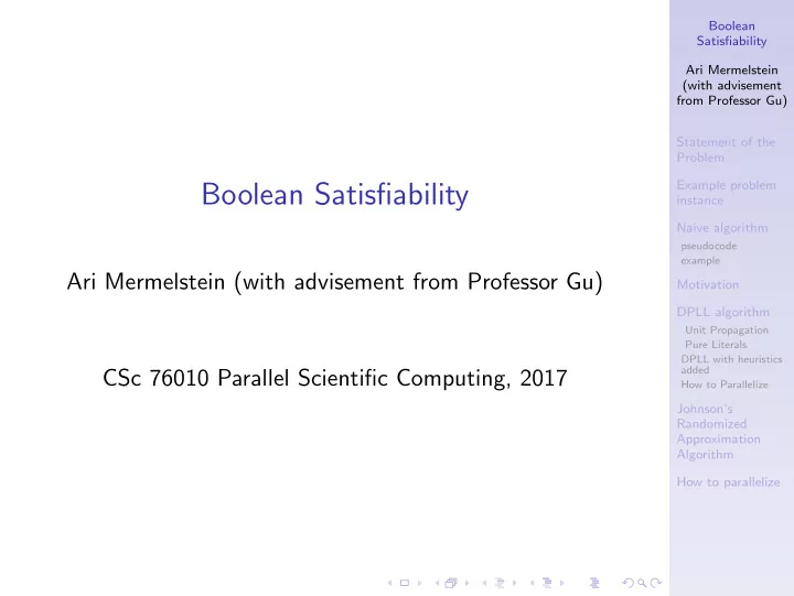 boolean satisfiability