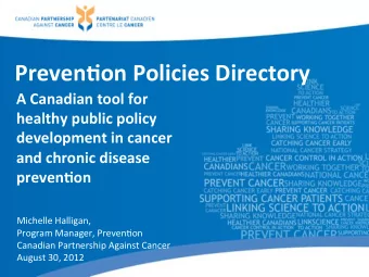 Why(invest(in(an(online(repository(of(  healthy(public(policies?(  Finding'+'accessing'policies'