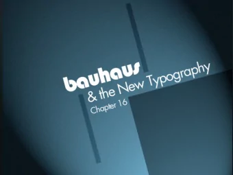 the bauhaus The Bauhaus: German design school emphasizing the unity of all the arts.  Walter