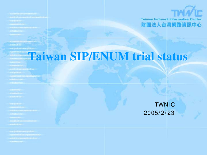 taiwan sip enum trial status