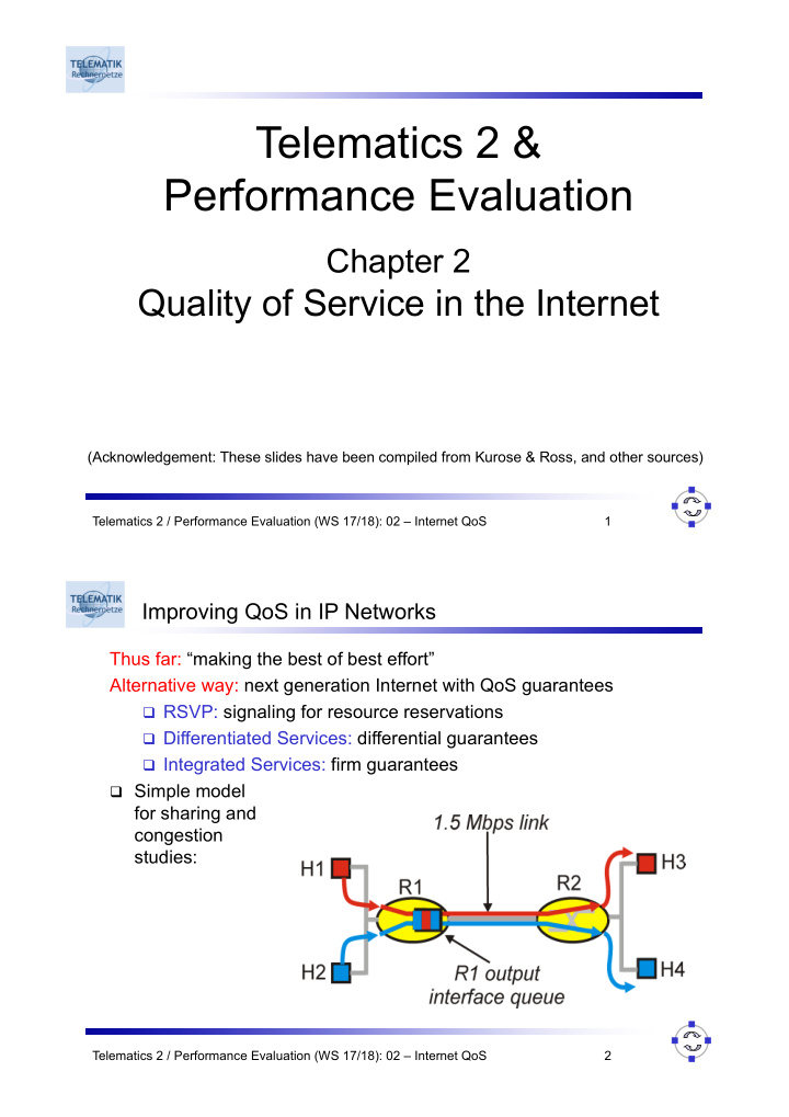 telematics 2 performance evaluation