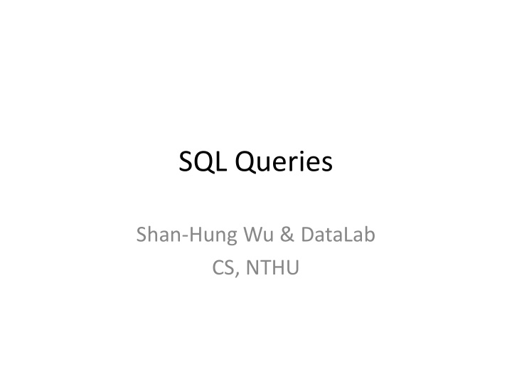 sql queries