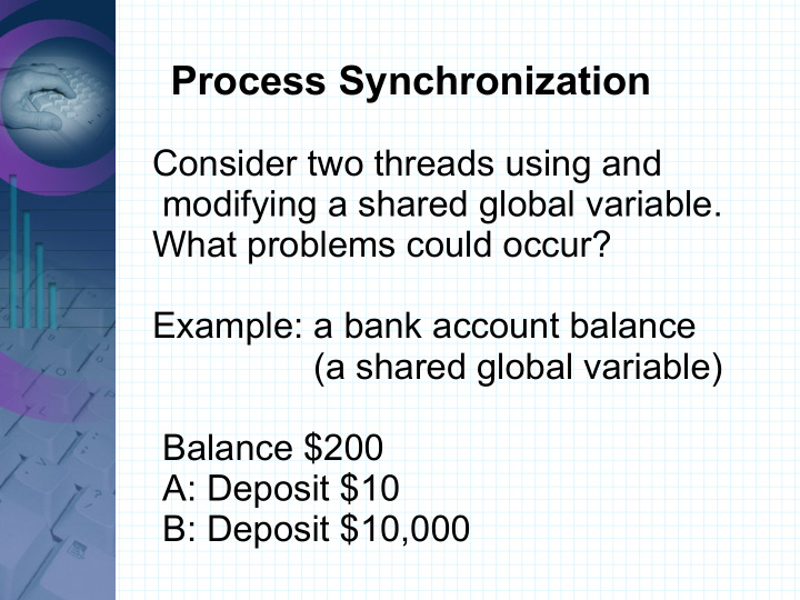 process synchronization