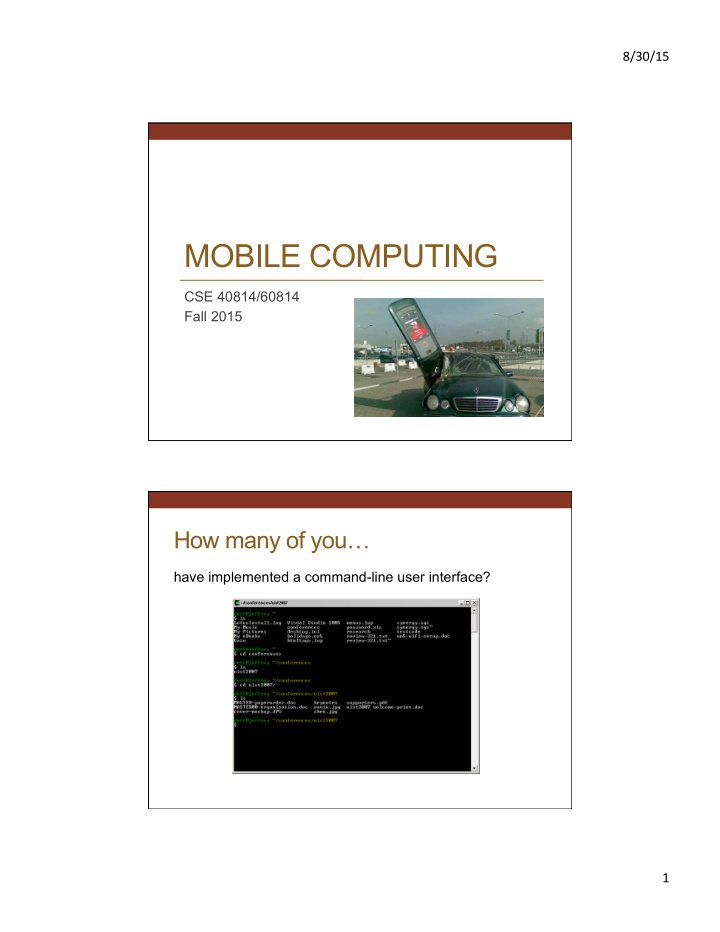 mobile computing