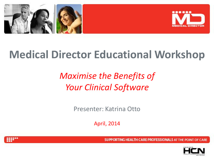 medical director educational workshop