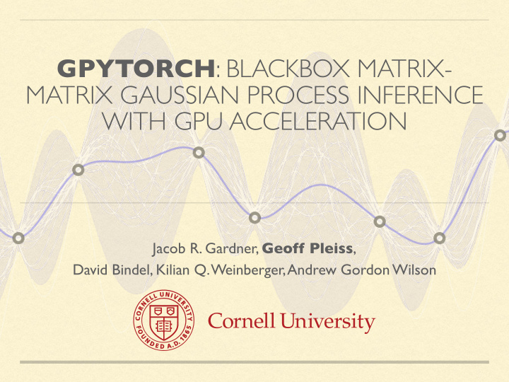 gpytorch blackbox matrix matrix gaussian process