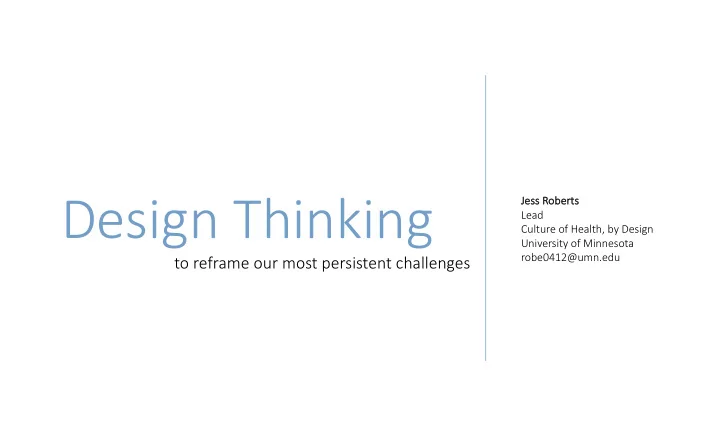 design thinking
