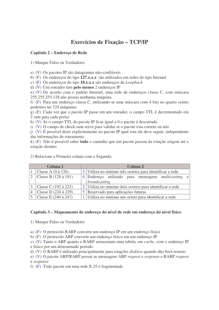 exerc cios de fixa o tcp ip