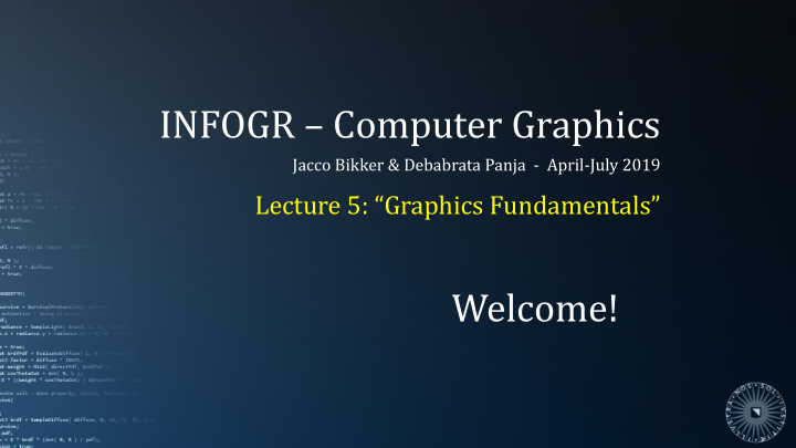 infogr computer graphics