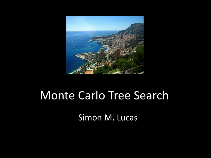 monte carlo tree search