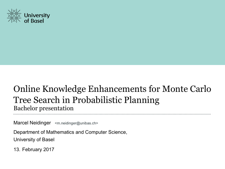 online knowledge enhancements for monte carlo tree search