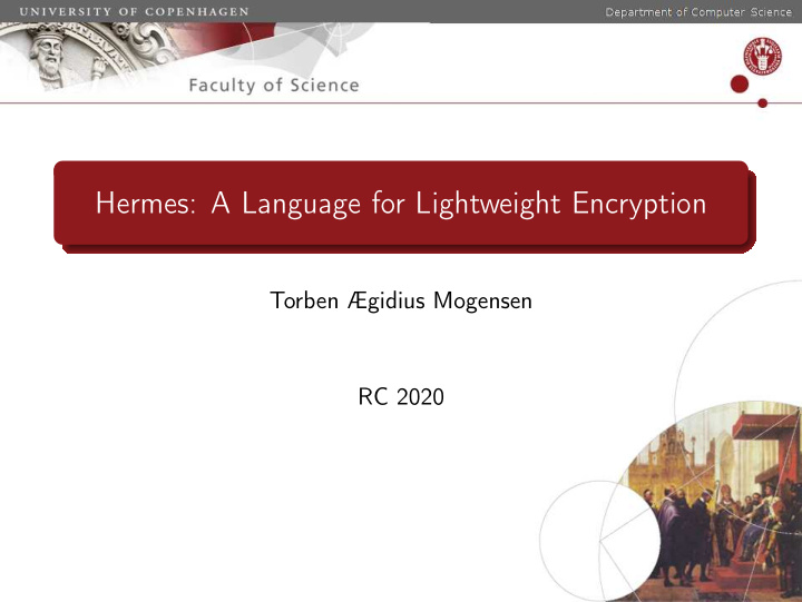 hermes a language for lightweight encryption