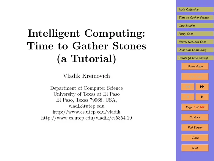 intelligent computing