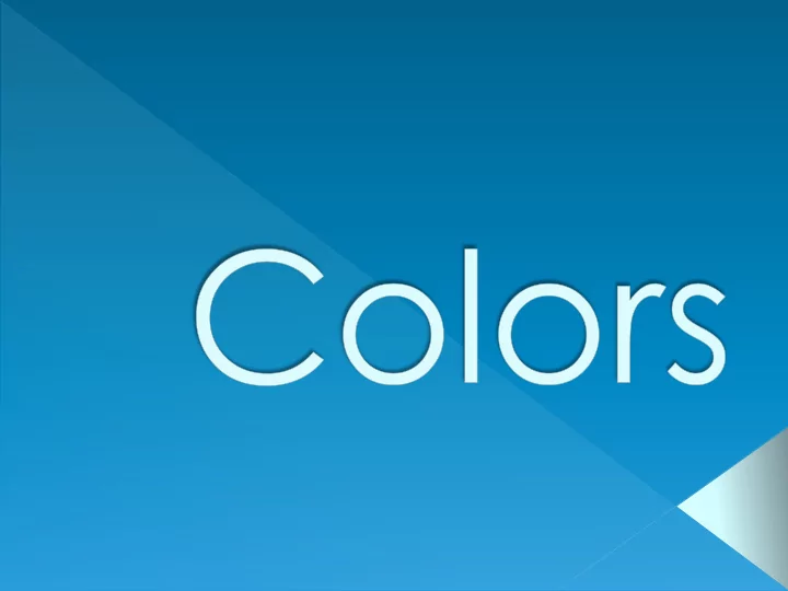 together the entire spectrum of color