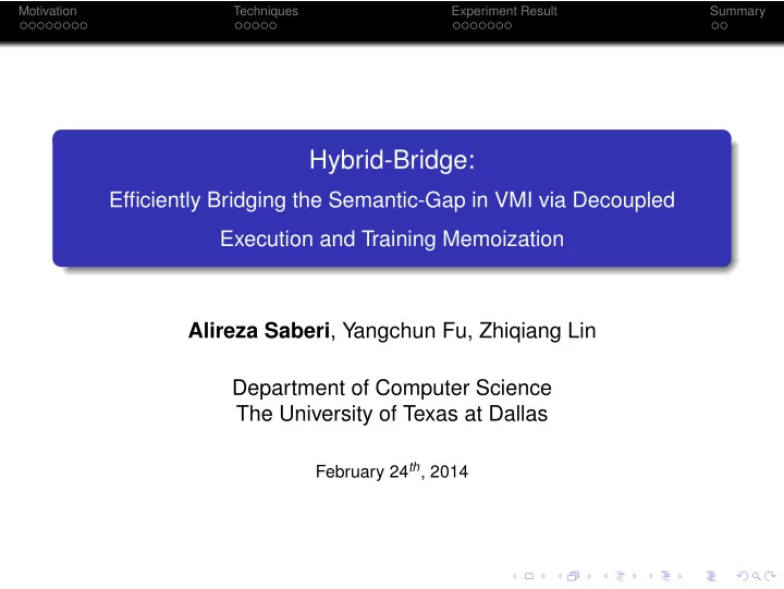 hybrid bridge