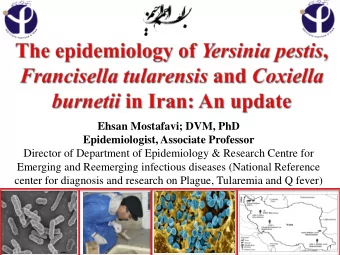 Director of Department of Epidemiology &amp; Research Centre for  Emerging and Reemerging